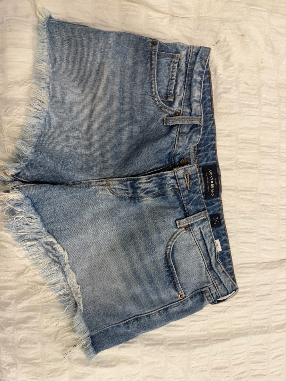 Lucky Brand Light Blue Denim Jean Shorts